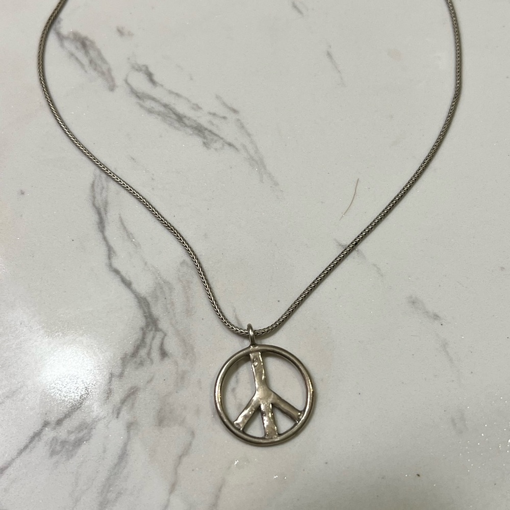 Peace Sign Necklace